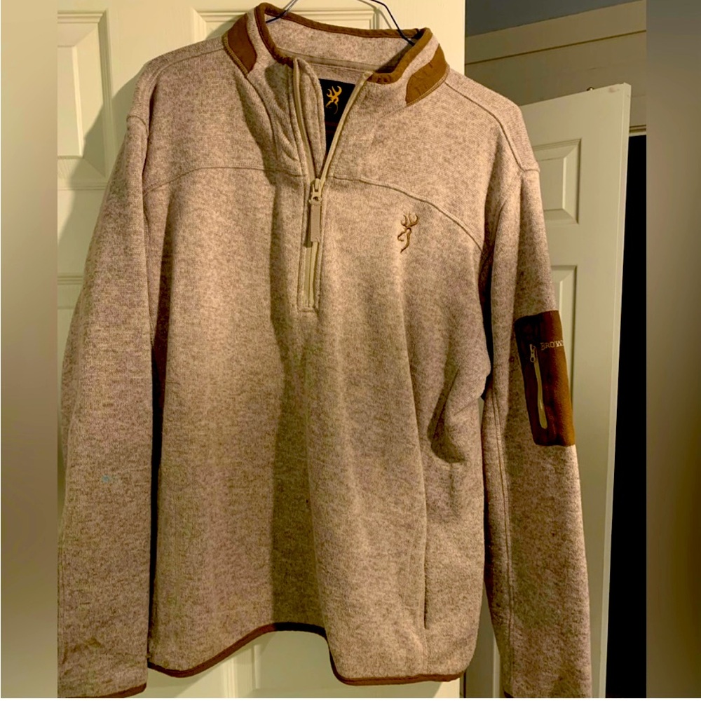 Browning fleece quarter zip jacket - NEW - Men’s XL
